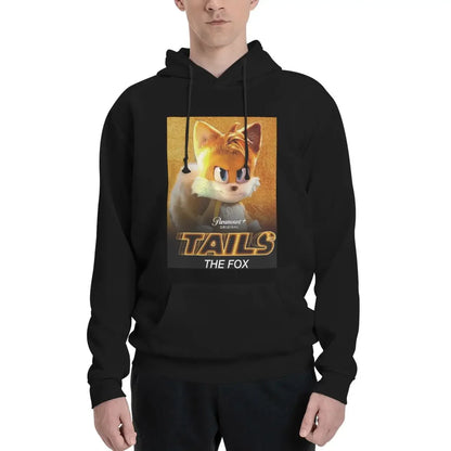 Sonic The Hedgehog : Tails The Fox  Hoodies Men's Women Casual Pullover Sweatshirts Harajuku Long Sleeve Hooded Autumn Winter