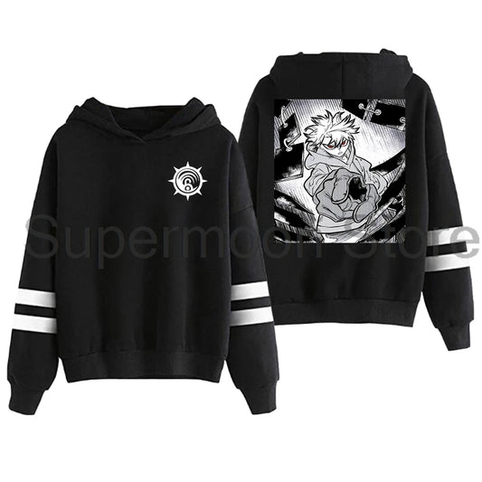 Gachiakuta: Rudo Merch Hoodie Pocketless Parallel Bars Sleeve Streetwear Women Men Hooded Sweatshirts