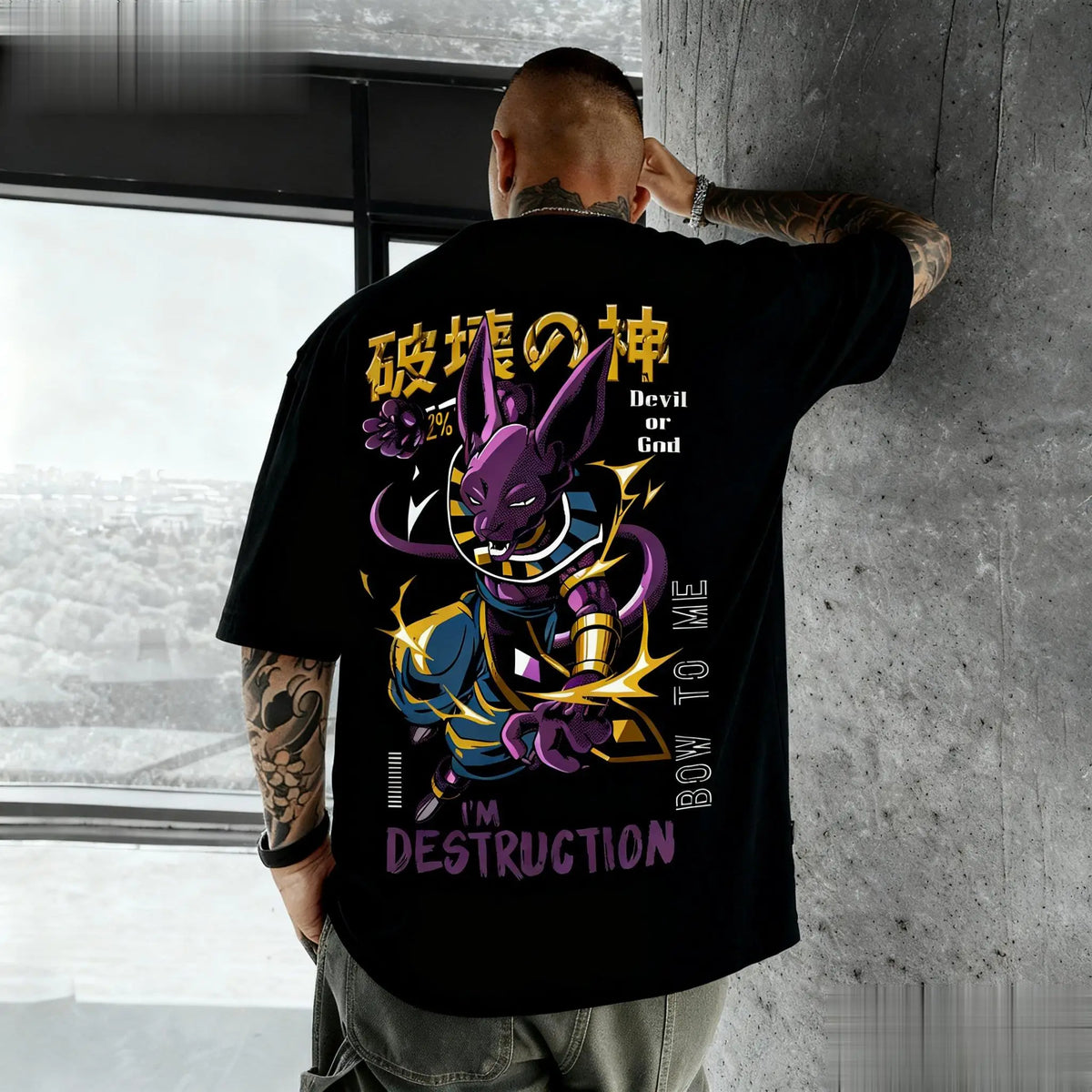 Dragon Ball: Beerus Anime Graphic T-shirt Men Women Cotton Short Sleeve Tee Streetwear Casual Top New Summer Fashion Y2k Clothes