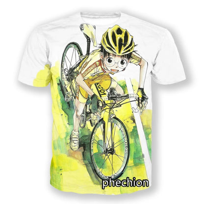 Yowamushi Pedal : Break 3D Print Short Sleeve Casual T-Shirt Sport