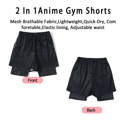 Berserk: Custom Gym Compression Shorts Running Workout GYM Summer Shorts