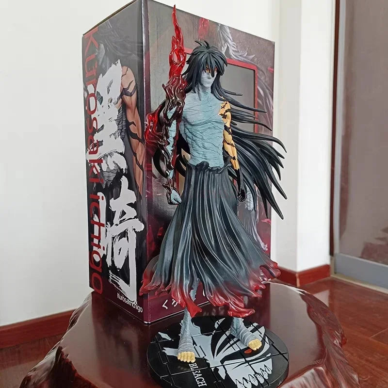 Bleach: Hollow Ichigo 34cm Gk Anime Figure Pvc Statue Action Figurine Model Collection Doll Room Desk Decoration Toys Kids Gi