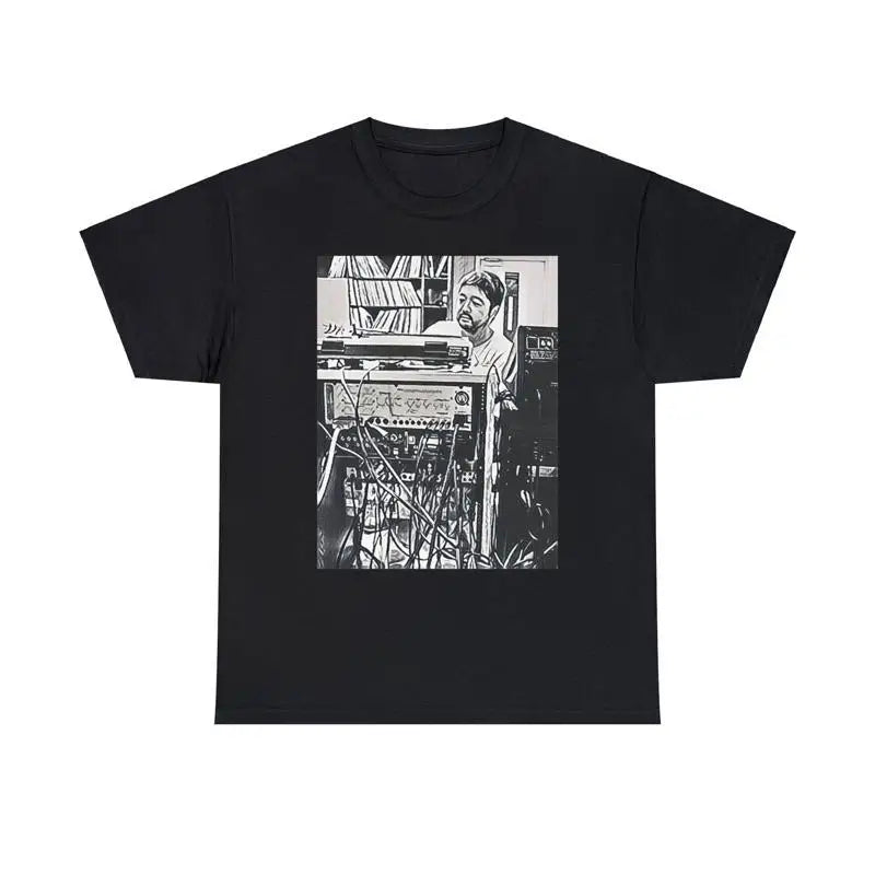Nujabes: Print Crew Neck Heavy Cotton Art T Shirt Samurai Champloo