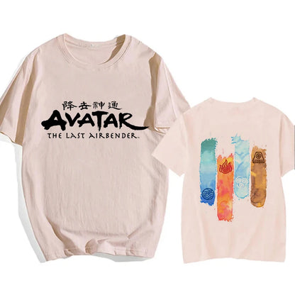 Avatar The Last Airbender: Y2k Shirt Streetwear Appa Yip Casual Tshirt Hip Hop Harajuku Tees Tops Fashion Mange T-shirt Clothes