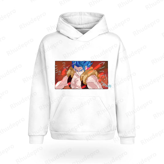 Dragon Ball: Oversized Men's Hoodie Clothing Hip Hop 5XL Goku Harajuku Style Tshirts Anime Vegeta Tops Streetwear Trend