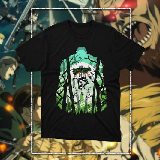 Attack on Titan: Graphic Printed T-shirt Men's and Women's T-shirt Men's Top Sports T-shirt 2026 Summer New