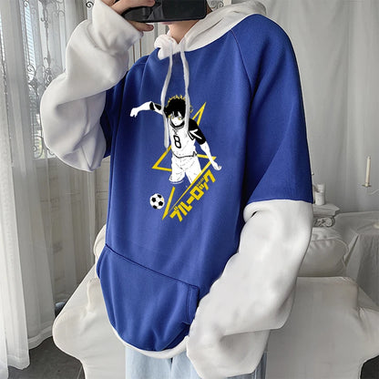 Blue Lock: Meguru Bachira Hoodie Men Women Loose Casual Pullover Sweatshirt Boys Girls Long Sleeves Streetwear Hoodies