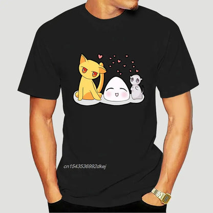 Fruits Basket: T-Shirt For Men Anime Sohma Yuki Kyo Tohru Furuba Manga Cat Cotton Tee Shirt Short Sleeve T Shirt Classic  5329AF