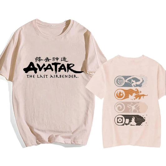 Avatar The Last Airbender: Y2k Shirt Streetwear Appa Yip Casual Tshirt Hip Hop Harajuku Tees Tops Fashion Mange T-shirt Clothes
