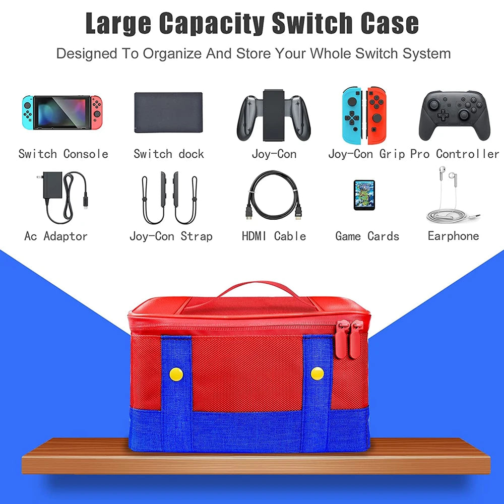 Nintendo Switch OLED Soft Shell Protective Travel Case Switch Console Pro Controller