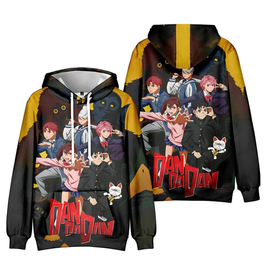 Dandadan:   3D Print Hoodies Men Women Hoody Oversized Hooded Sweatshirts Harajuku Tracksuits Pullover Tops Coat Man Clothing