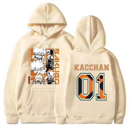 My Hero Academia: Bakugou Katsuki Print Hoodies Women Men Spring Autumn Fashion Pullovers Ladies Hooded Long Sleeve Sweatshirt