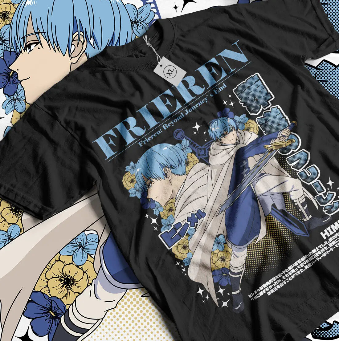 Frieren :Beyond Journey's End Fern Stark Himmel Girl Anime Shirt All Size