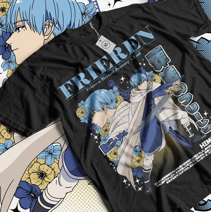 Frieren :Beyond Journey's End Fern Stark Himmel Girl Anime Shirt All Size