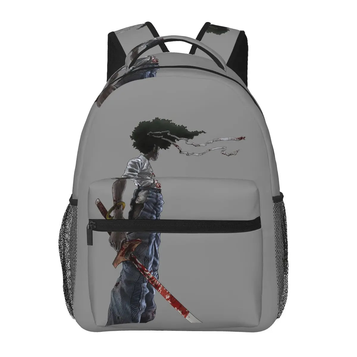 Afro Samurai: Backpack Hot Sale Daypack Large Capacity School Bag Shoulder Bags
