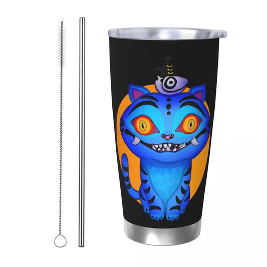 KPop Demon Hunters - Derpy  Insulated Tumbler with Lid Vacuum Thermal Mug Outdoor Travel Car Bottle Cup, 20oz