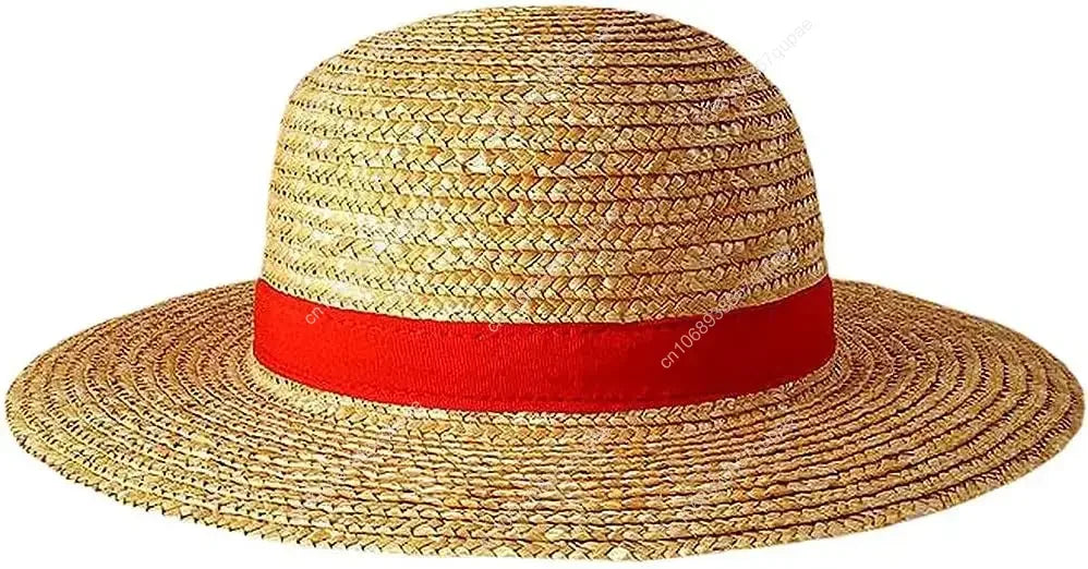 One Piece: Luffy Straw Hat Multifunctional Character Sunscreen Straw Hat Cosplay Sun Hat For Outdoor Casual