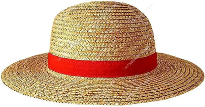 One Piece: Luffy Straw Hat Multifunctional Character Sunscreen Straw Hat Cosplay Sun Hat For Outdoor Casual