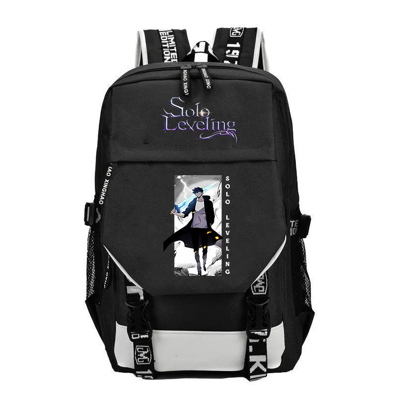 Kaiju No 8: Cartoon Print Backpack Teenage Street Cool Zipper Schoolbag School Supplies Student Gifts