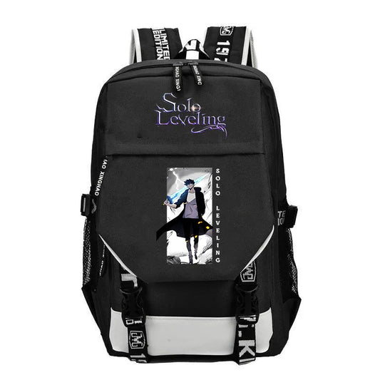 Kaiju No 8: Cartoon Print Backpack Teenage Street Cool Zipper Schoolbag School Supplies Student Gifts