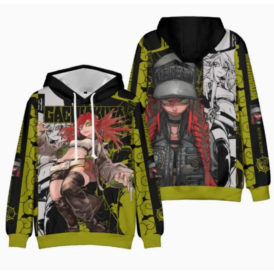 Gachiakuta: 3D Print Hoodies Men Women Casual Fashion Oversized Sweatshirts Hoodie Male Pullovers Tracksuit Clothing