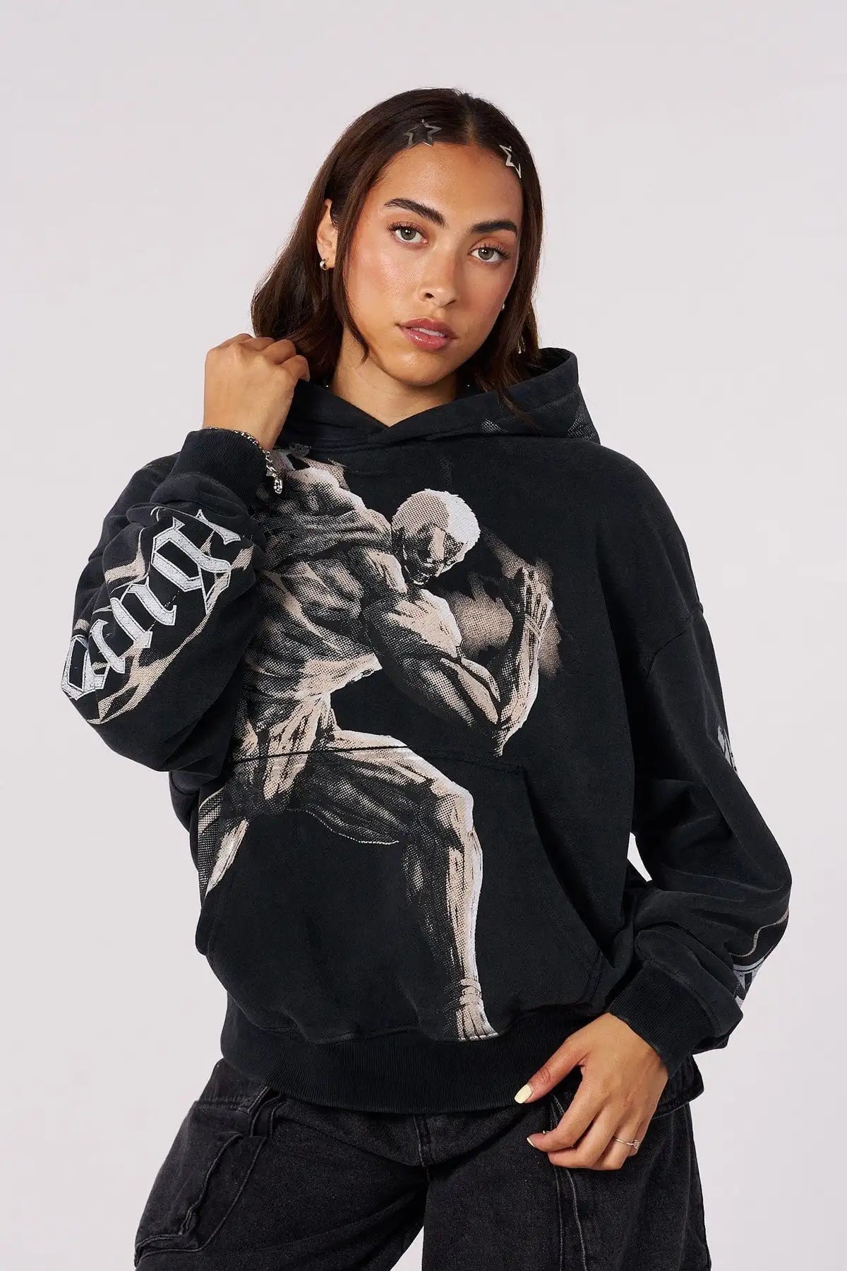 Attack on Titan: Graphic Hoodies Men Grunge Streetwear Sweatshirt Tops Oversized Hoodie Gothic 2000s Harajuku Y2k Men Clothing
