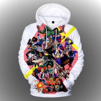 The Boondocks: Hoodies 3D Fashion Long Sleeve Sweatshirt Men's Hoodie Adult Casual Harajuku Streetwear Unisex Oversized Clothes