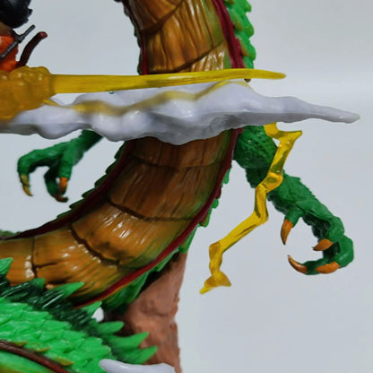 Dragon Ball: 24cm  Anime Figure Shenron Figure Goku And Shenron Figurine Model Pvc Statue Doll Collection Room Toy Gifts