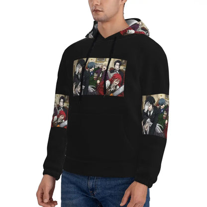 Black Butler: Sebastian Hoodies Hip Hop Pullover Autumn Winter Men's Women's Sweatshirts Long Sleeve Tops