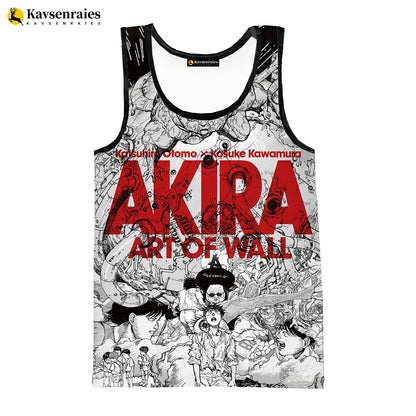 Akira: 3D Printed Tank Tops Harajuku Style Streetwear