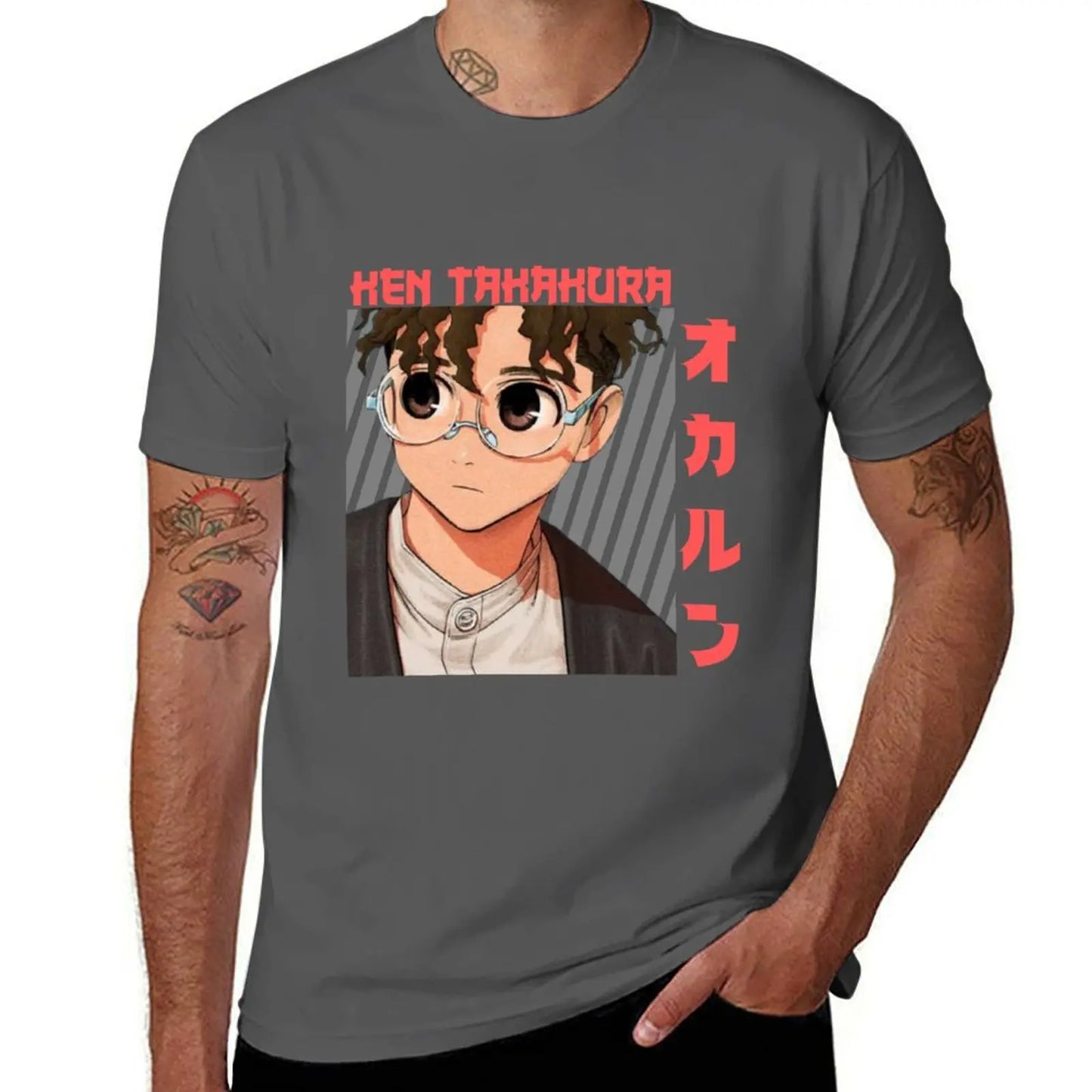 Dandadan: Okarun In Japanese - Ken Takakura T-shirt anime clothes new edition sublime