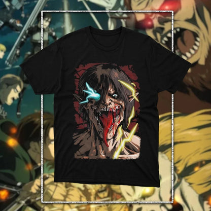 Attack on Titan: Graphic Printed T-shirt Men's and Women's T-shirt Men's Top Sports T-shirt 2026 Summer New