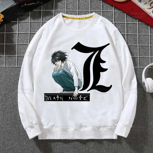 Death Note: L Ryuk Sweatshirts Harajuku Men's Ryuuku Animation Collectable Casual Clothes