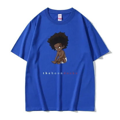 The Boondocks: Graphic Tshirt Funny Men Women Cosplay Rapper The Notorious Big Ready To Die Print T-shirts Biggie Smalls T Shirt