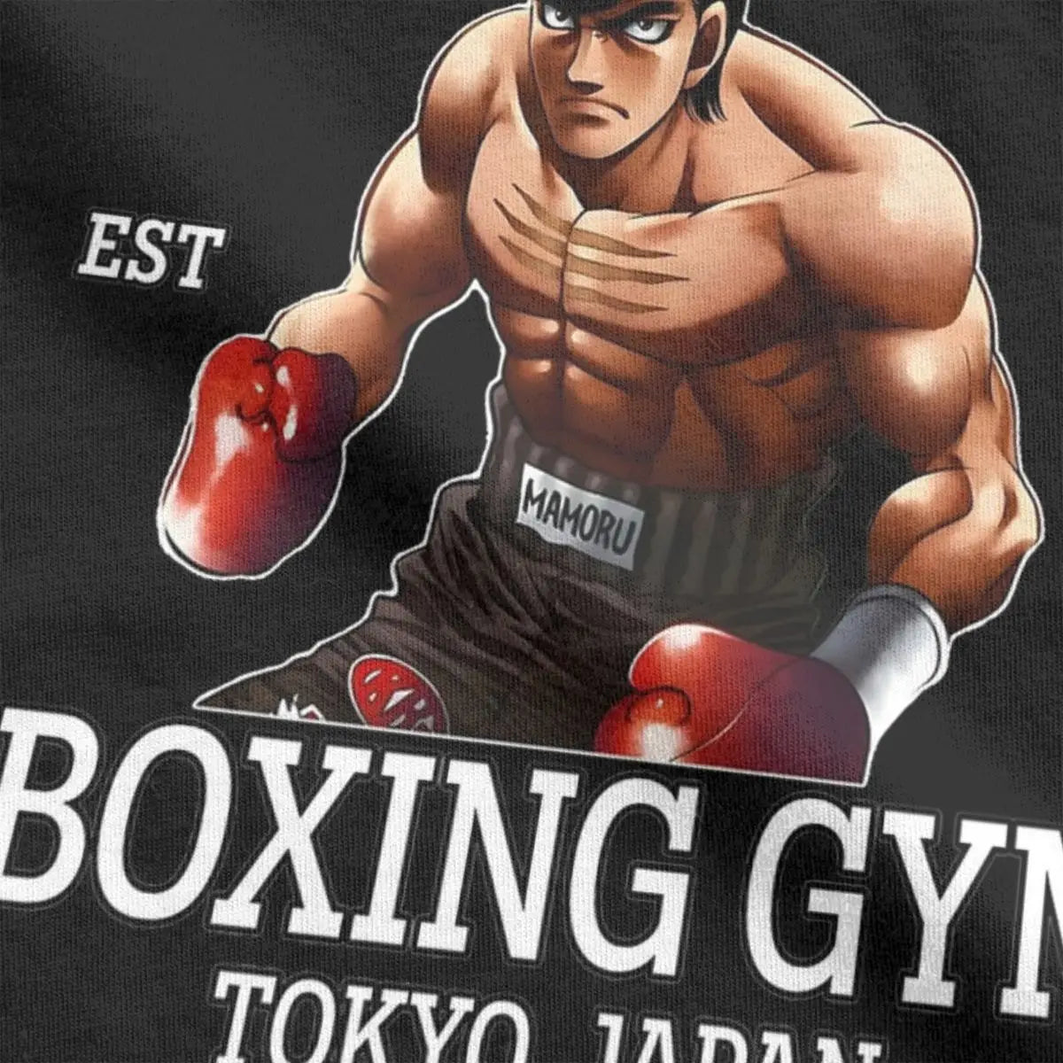 Hajime No Ippo: Kamogawa Boxing Gym Takamura  Cotton Tees Short Sleeve T Shirts Plus Size Clothes