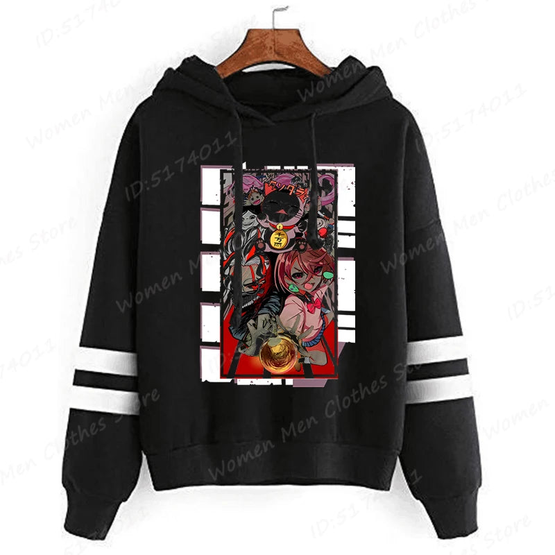 Dandadan: Okarun Hoodies Women Hooded Hoodie Funny Anime Print Sweatshirt Dandadan Graphic Casual Streetwear Hooded Pullovers
