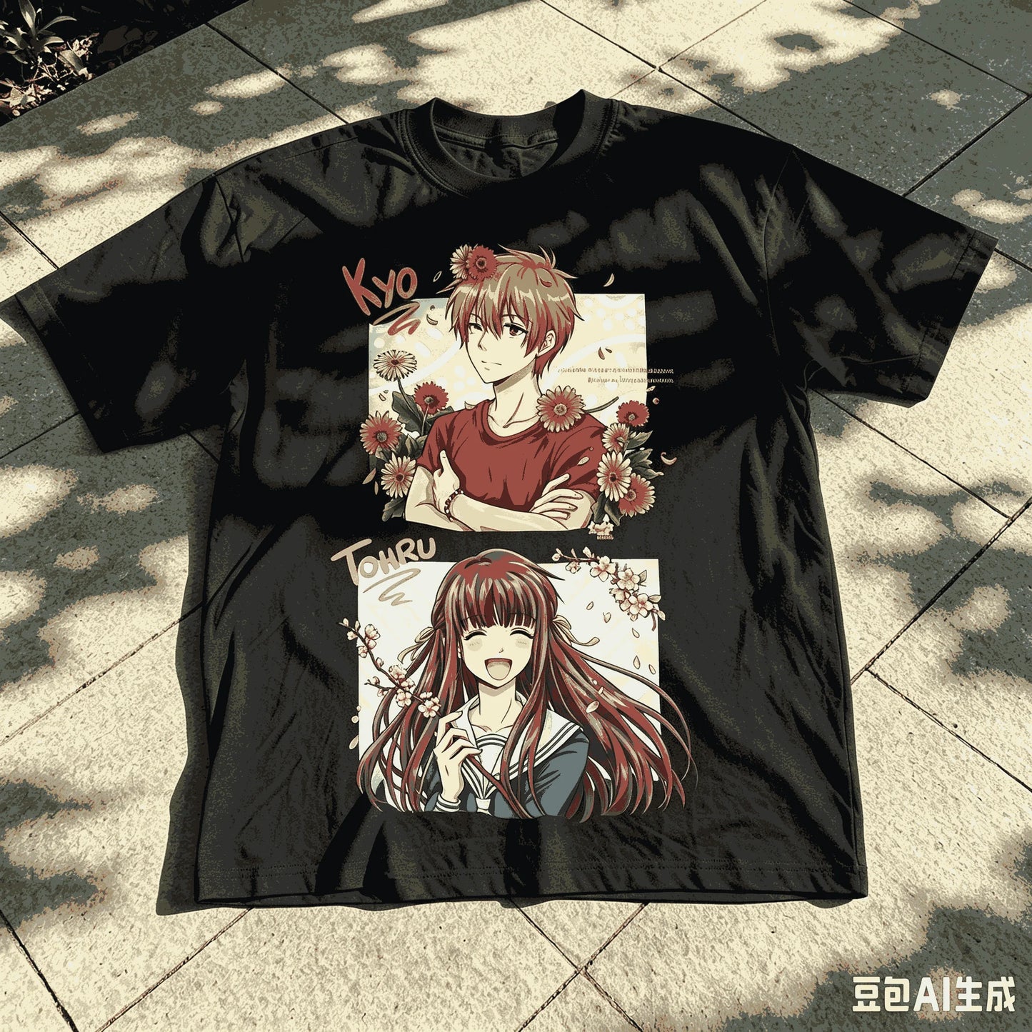 Fruits Basket: Anime Lover T-shirt Oversized Unisex Streetwear Trendy Cotton Print T-shirts for Men Women Fashion Breathable soft