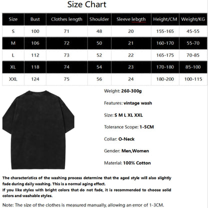 My Hero Academia: Aizawa Shouta Printed Tee Men Women Cotton Tshirts Vintage Washed T-shirt Harajuku Male Oversized T Shirt