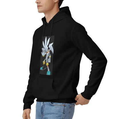 Sonic the Hedgehog: Silver The Hedgehog Sonic The Hedgehog  Hoodies Men's Women Pullover Sweatshirt Harajuku Long Sleeve Streetwear Autumn Winter