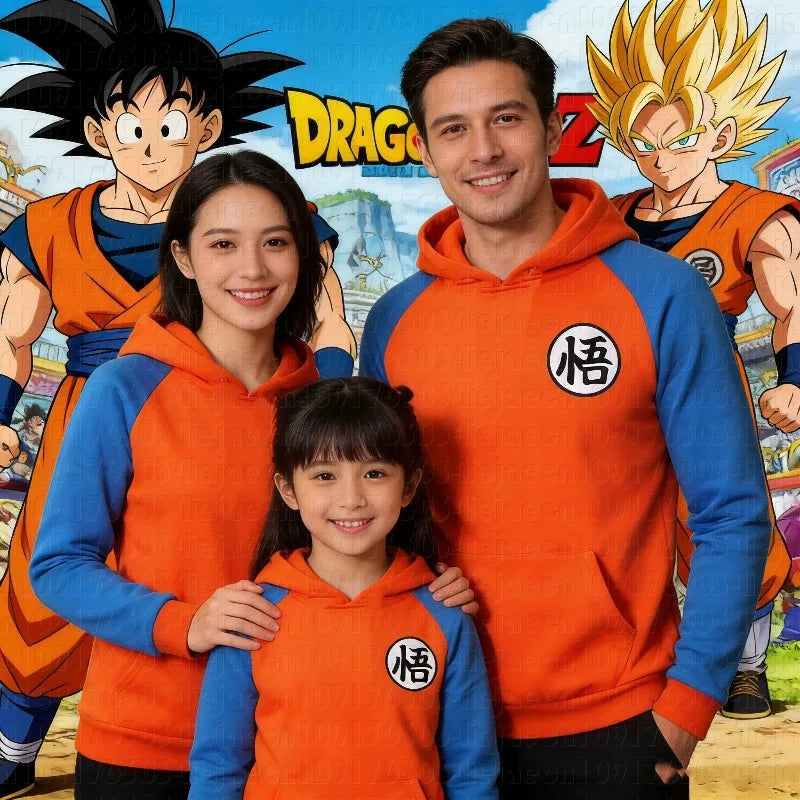 Dragon Ball:  Cosplay Costume Hoodie Sweatshirts Cardigan Son Goku Kame Symbol Casual Cartoon Hoodies Tops Streetwear