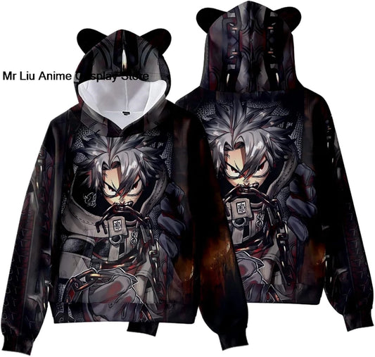 Gachiakuta: Hoodie Sweatshirt Sweater Costume Clothing Pullover Hooded with Ear Hat