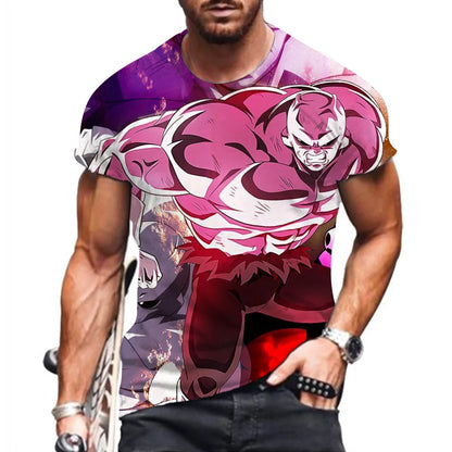 Dragon Ball: Z T-shirt Men 2023 Men's Vegeta Goku Oversized Shirts Hip Hop Clothing Harajuku Style Trend Tops Fashion