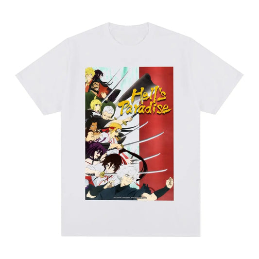 Hell's Paradise: Vintage T-shirt Jigokuraku Cotton Men T shirt New Tee Tshirt Womens Tops