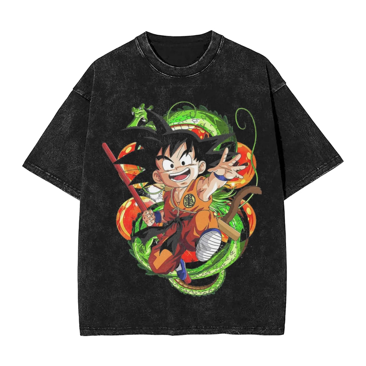 Dragon Ball: 2026 Master Roshi  Printed T-shirt Men's and Women's Washed T-shirt High Quality Vintage Cotton T-shirt Harajuku Tops
