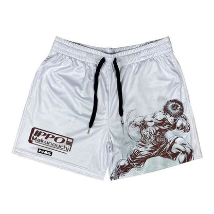 Chainsaw Man: Custom Gym Compression Shorts Running Workout GYM Summer Shorts