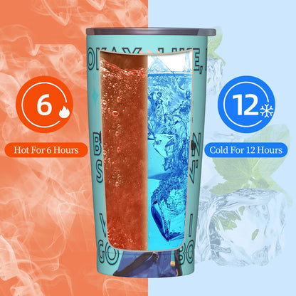 K-Pop Demon Hunters - Zoey  Tumbler Vacuum Insulated  Thermal Cup Stainless Steel Double Wall Mug Hot Cold Drink