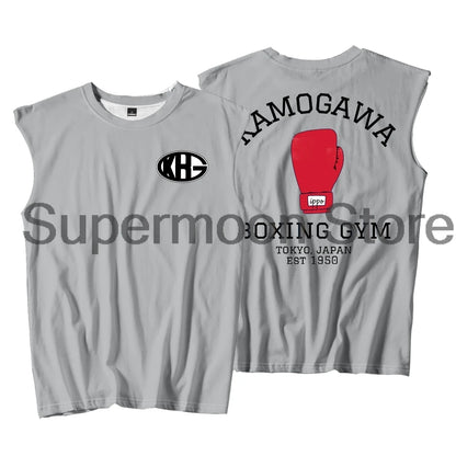 Hajime No Ippo: Kamogawa Boxing Gym Tank Tops Sleeveless Sport Vest Women Men Harajuku Outdoor Sportwear