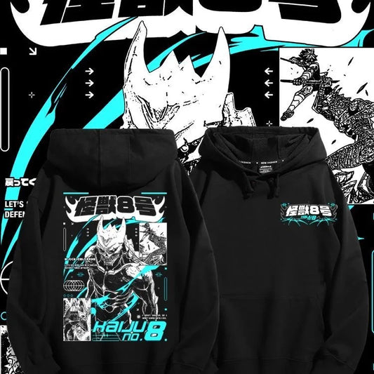 Kaiju No. 8: hoodies Cosplay sweatshirts y2k clothes Man Women hoodie Spring/Autumn Tops Harajuku Boy girl hoodies