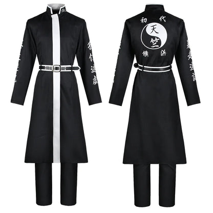 Tokyo Revengers: Tanjiku Cosplay Costume Red Yokohama Izana Kurokawa Ran Haitani Sanzu Gang Uniform Coat Cloak Hoodie