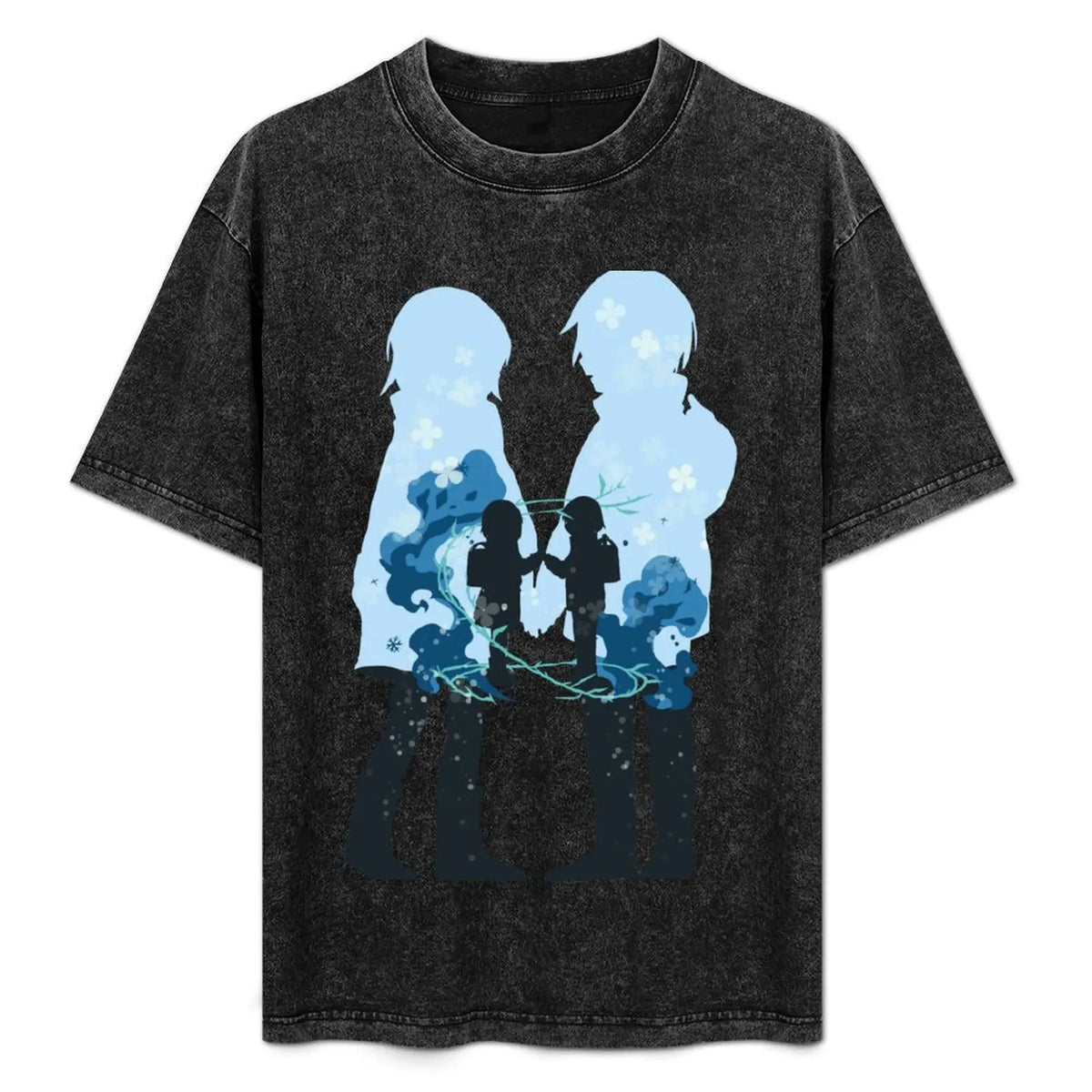 Erased: Characters Silhouette - Satoru Fujinuma x Kayo Hinazuki - Animangapoi Fanart T-Shirt